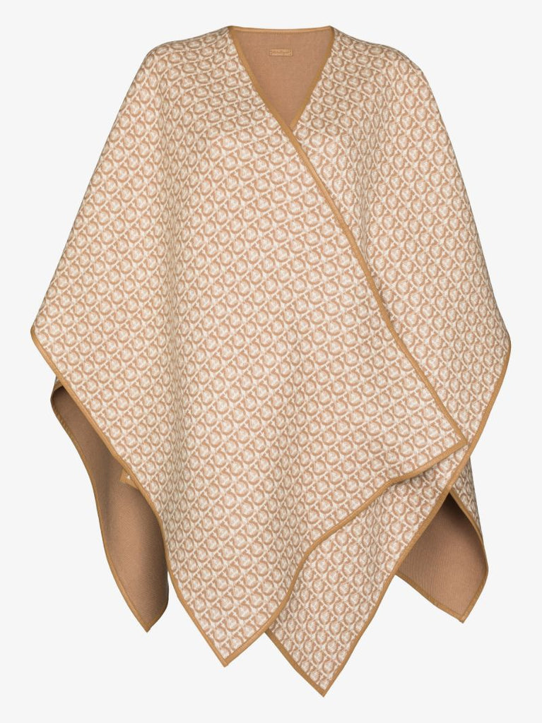 Gancini Wool Poncho
