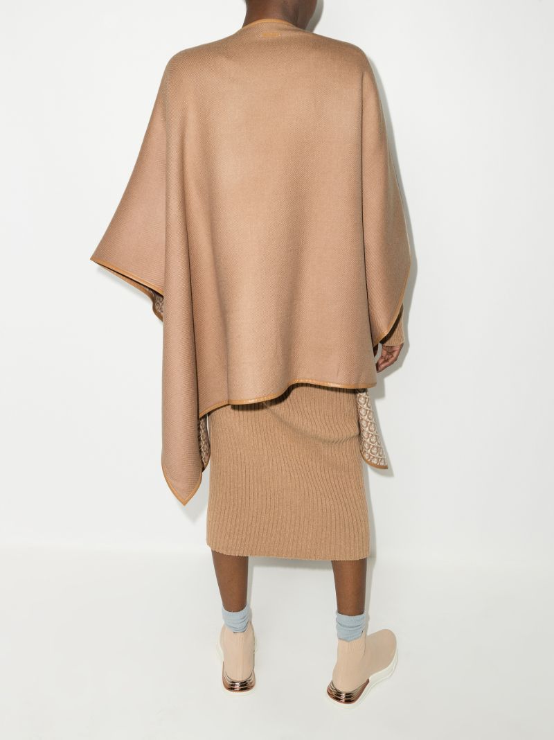 Gancini Wool Poncho