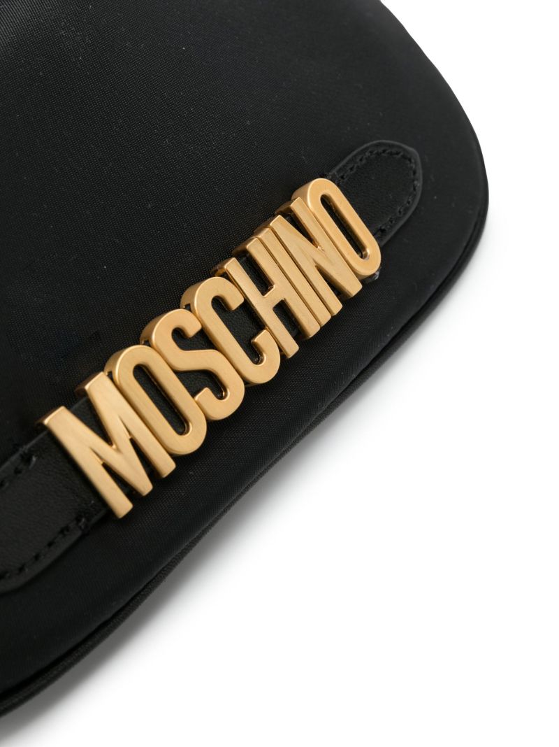Black Logo Shoulder Bag