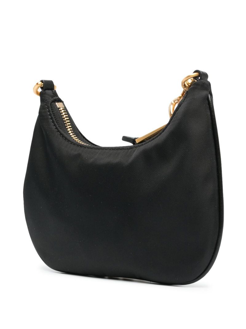 Black Logo Shoulder Bag