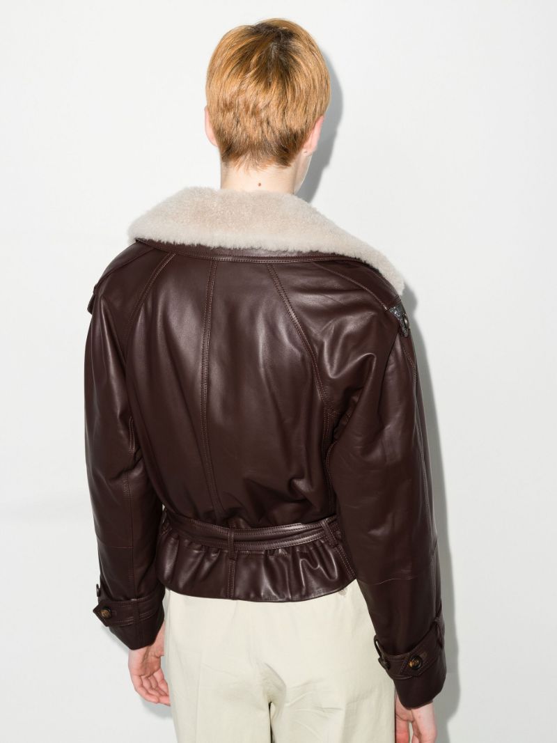 Belted Leather Jacket