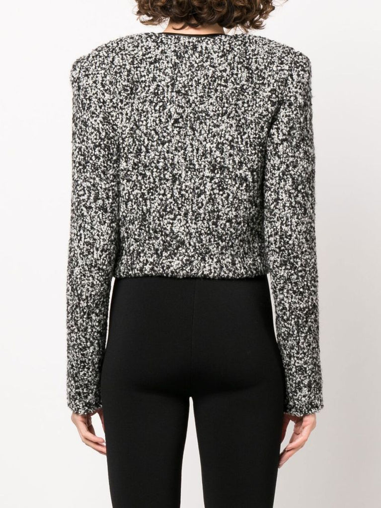 Black Gradilia BouclÃ_x0083_Â© Tweed Jacket