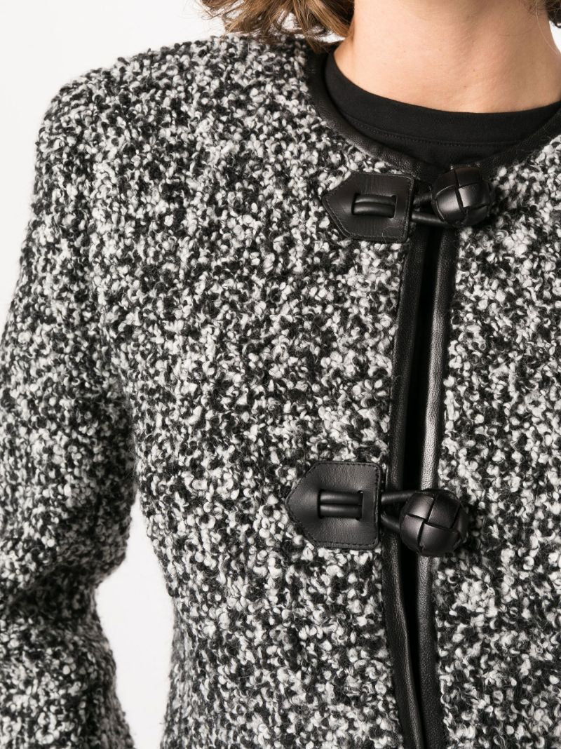 Black Gradilia BouclÃ_x0083_Â© Tweed Jacket