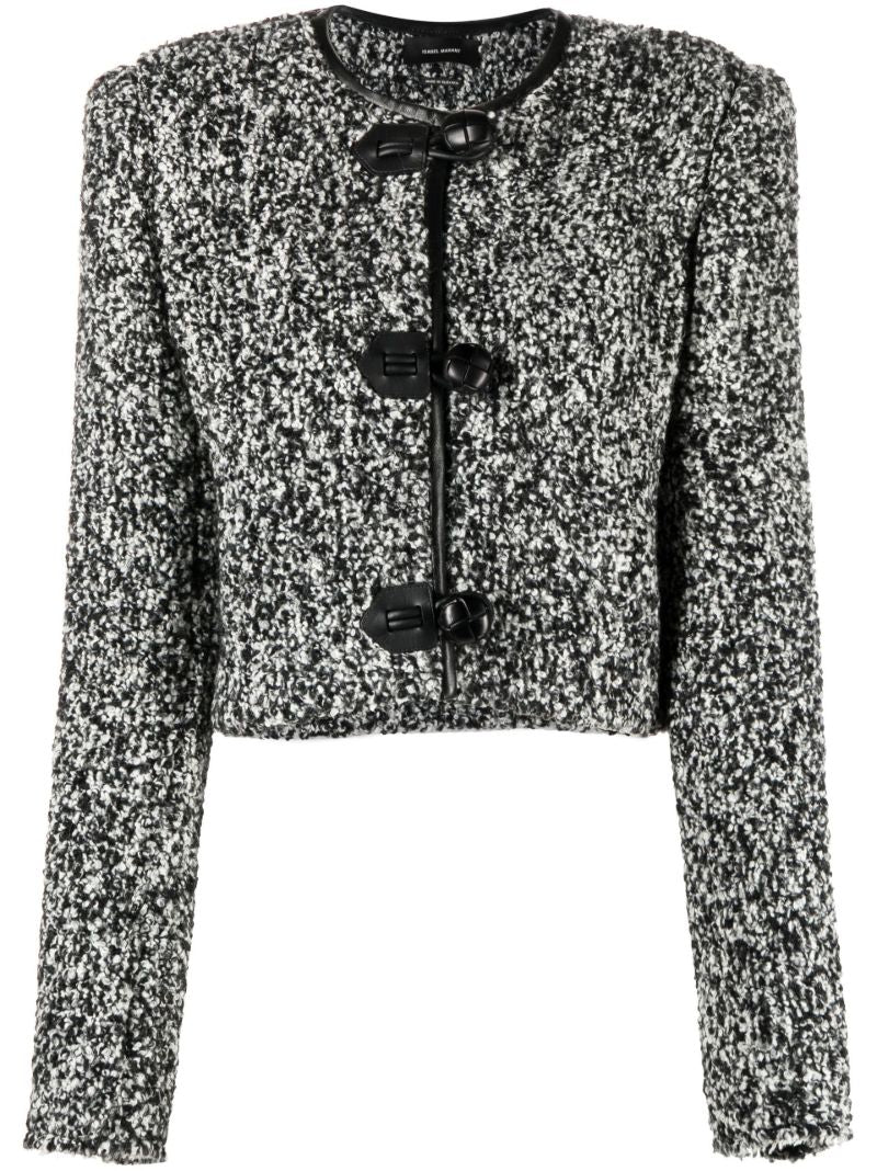 Black Gradilia BouclÃ_x0083_Â© Tweed Jacket