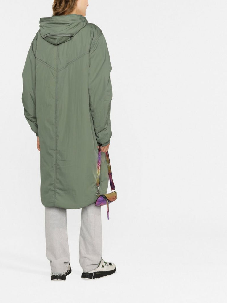 Green Dacayo Long Parka Coat