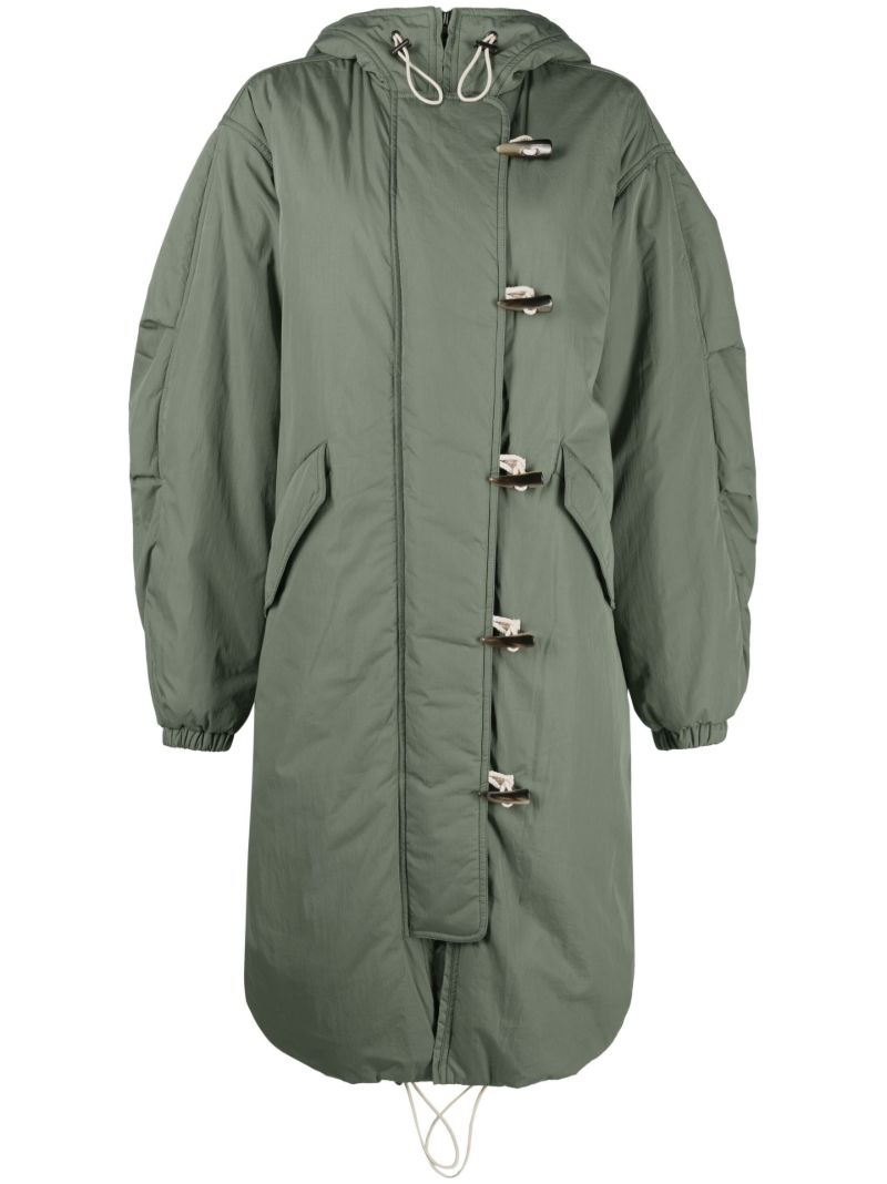 Green Dacayo Long Parka Coat