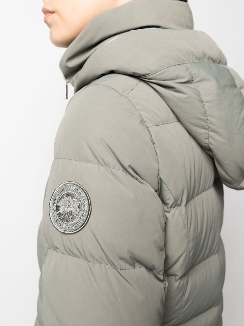 Green  Aurora Hooded Puffer Coat