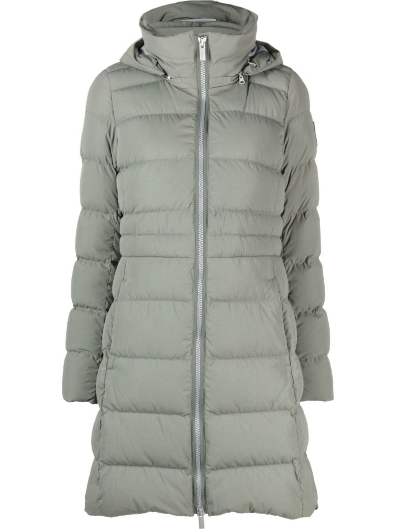 Green  Aurora Hooded Puffer Coat