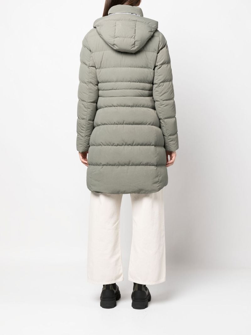 Green  Aurora Hooded Puffer Coat