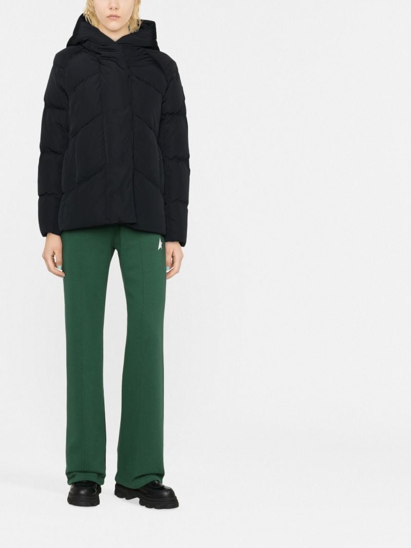 Black Marlow Hooded Padded Jacket