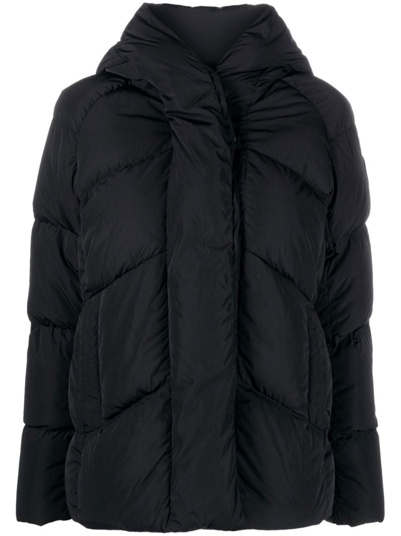 Black Marlow Hooded Padded Jacket