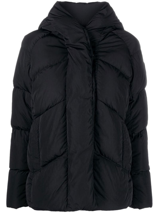 Black Marlow Hooded Padded Jacket