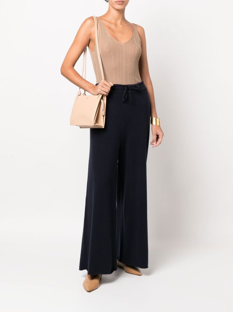 Blue Plus High Waist Cashmere Trousers