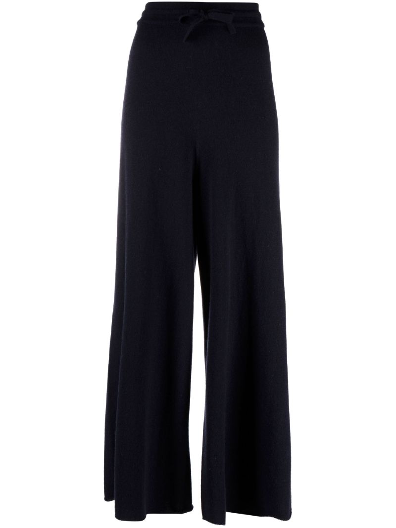 Blue Plus High Waist Cashmere Trousers