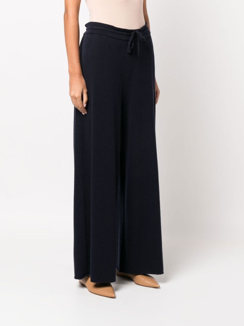 Blue Plus High Waist Cashmere Trousers