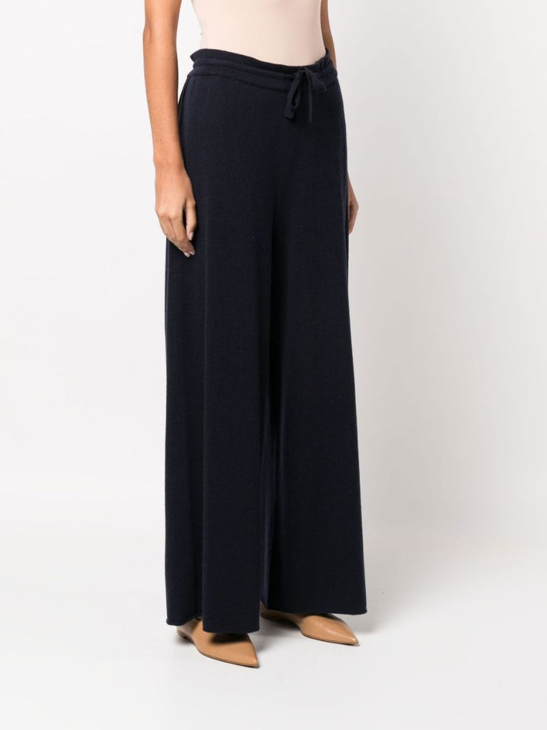 Blue Plus High Waist Cashmere Trousers