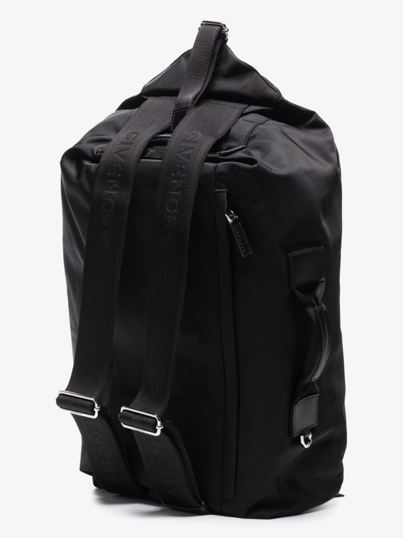 Black G-zip Duffle Backpack