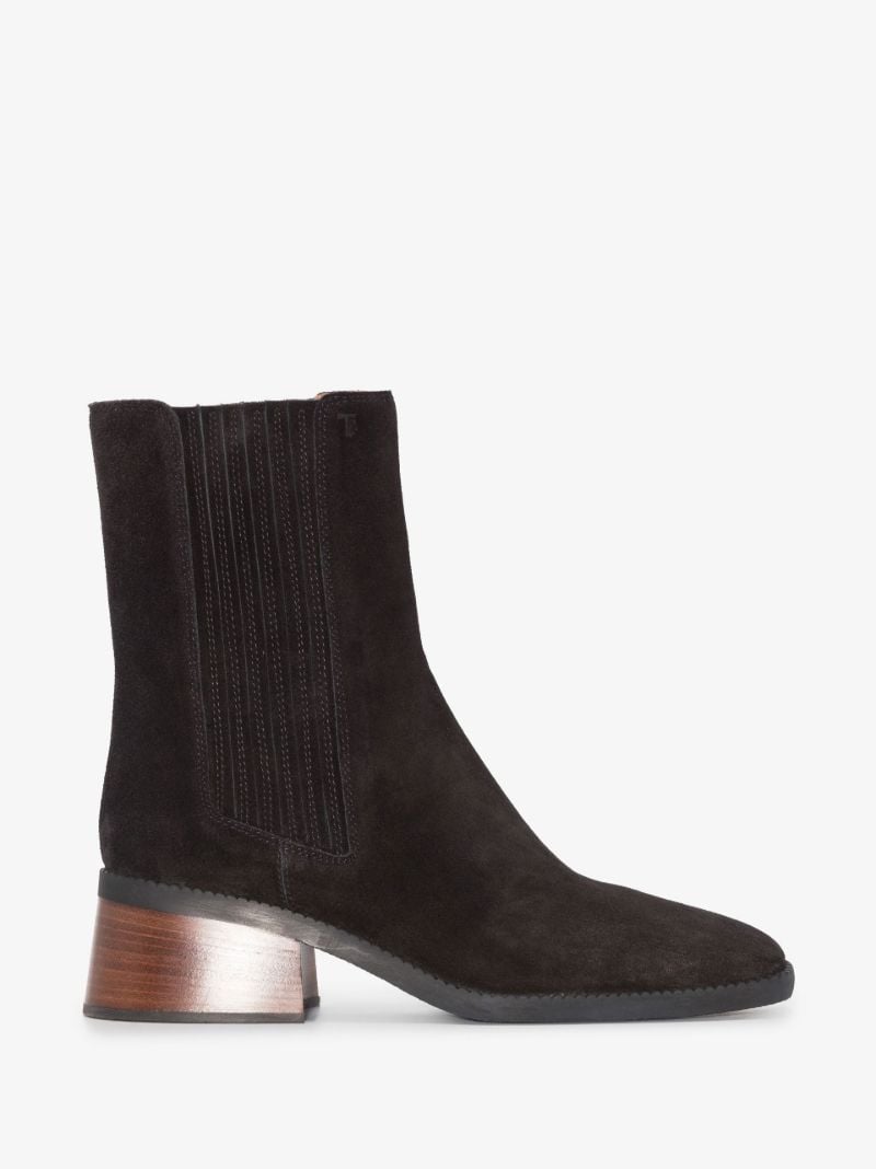 Black 55 Suede Ankle Boots