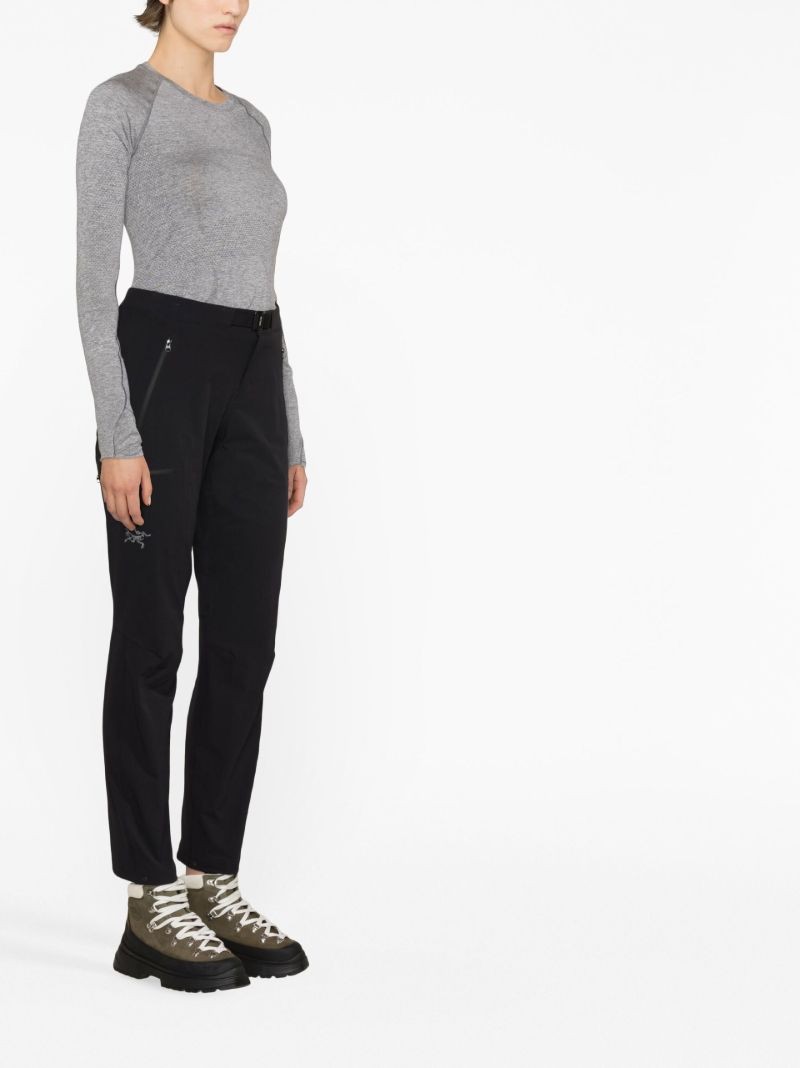 Black Gamma Straight Leg Trousers
