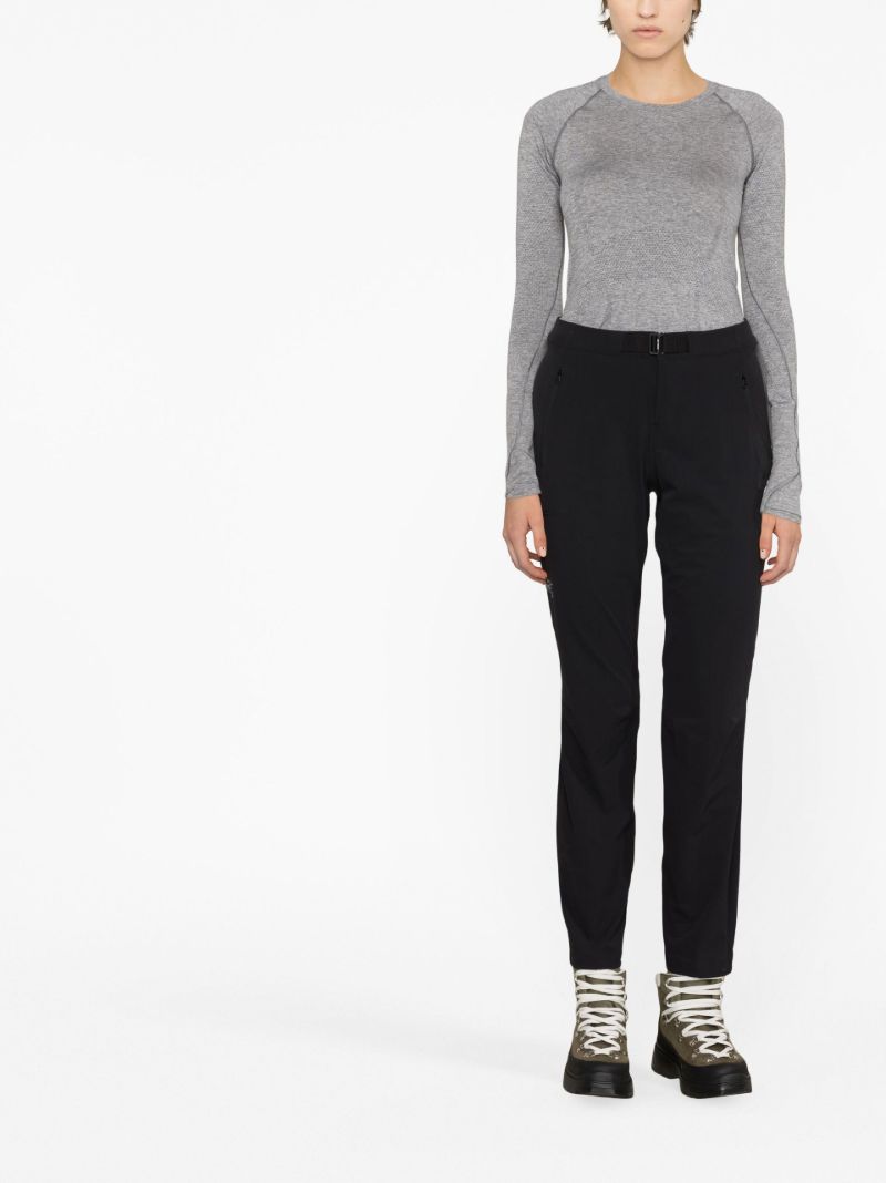Black Gamma Straight Leg Trousers