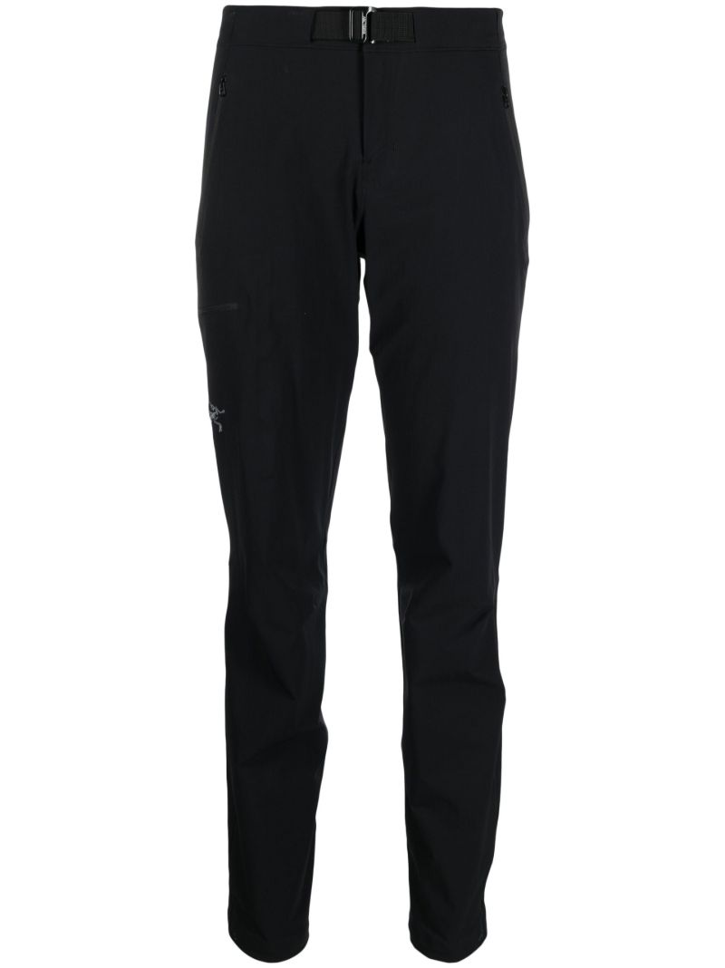 Black Gamma Straight Leg Trousers