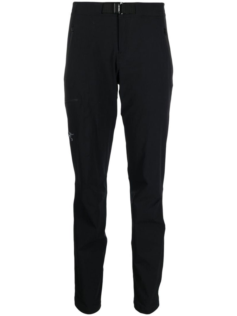 Black Gamma Straight Leg Trousers