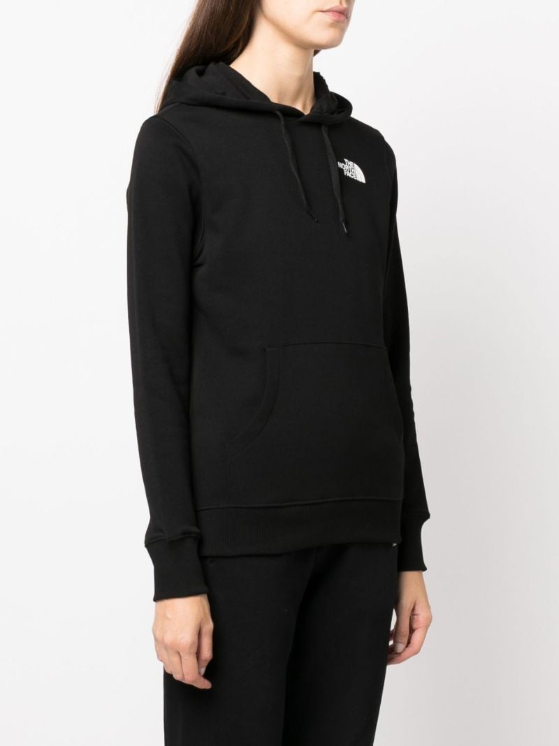 Black Simple Dome Cotton Hoodie