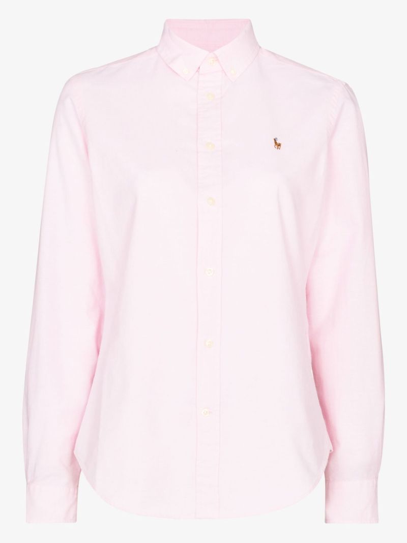 Pink Polo Pony Cotton Shirt