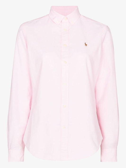 Pink Polo Pony Cotton Shirt