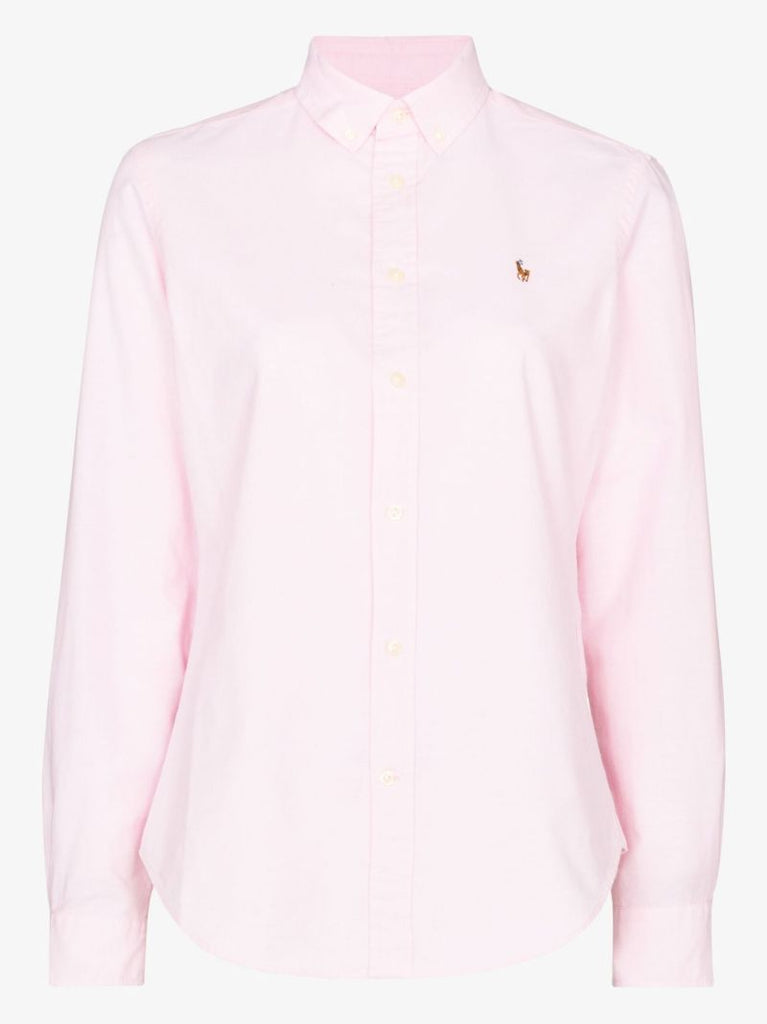 Pink Polo Pony Cotton Shirt