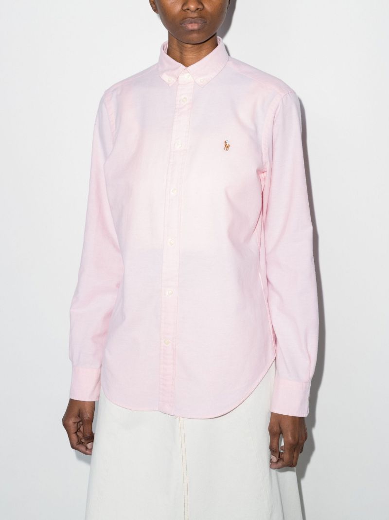 Pink Polo Pony Cotton Shirt