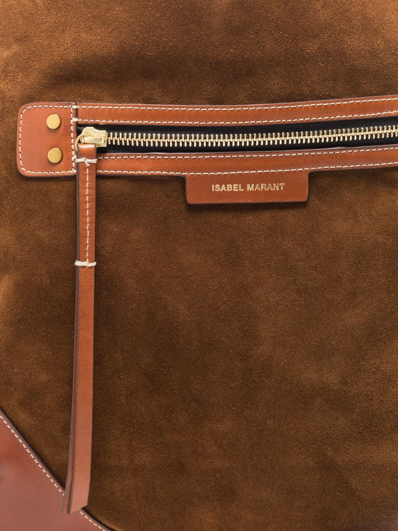 Brown Botsy Day Suede Shoulder Bag