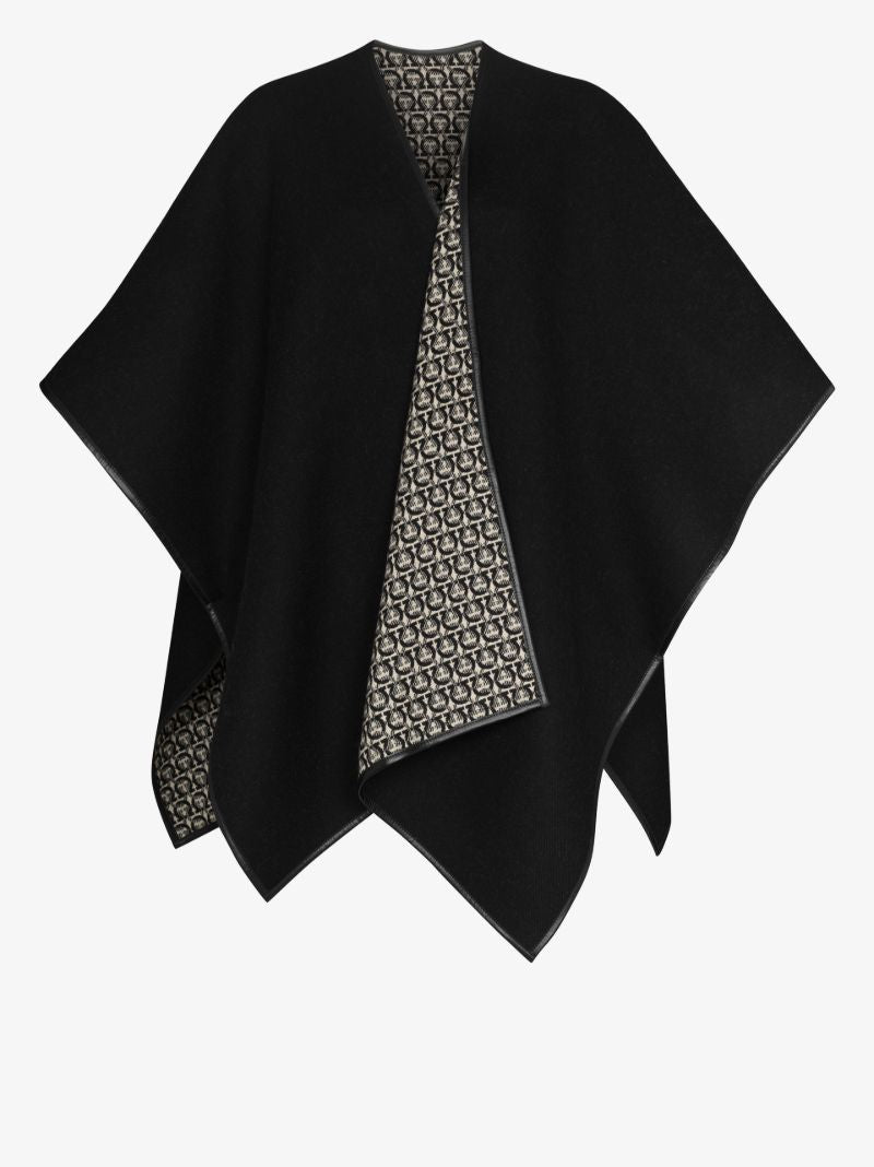 Gancini Wool Cape
