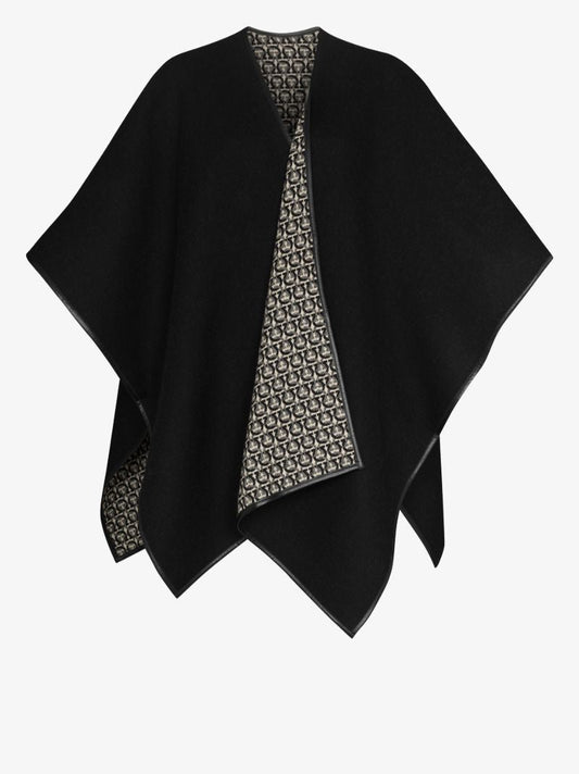 Gancini Wool Cape