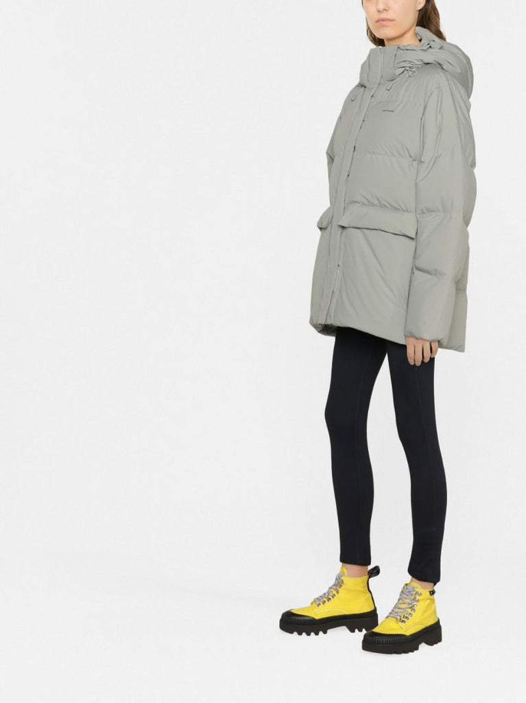 Grey Besseggen Hooded Quilted Jacket