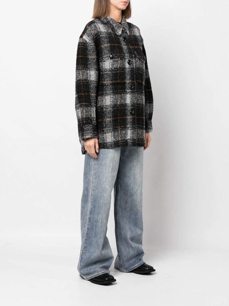 Black Harveli Checked Shirt