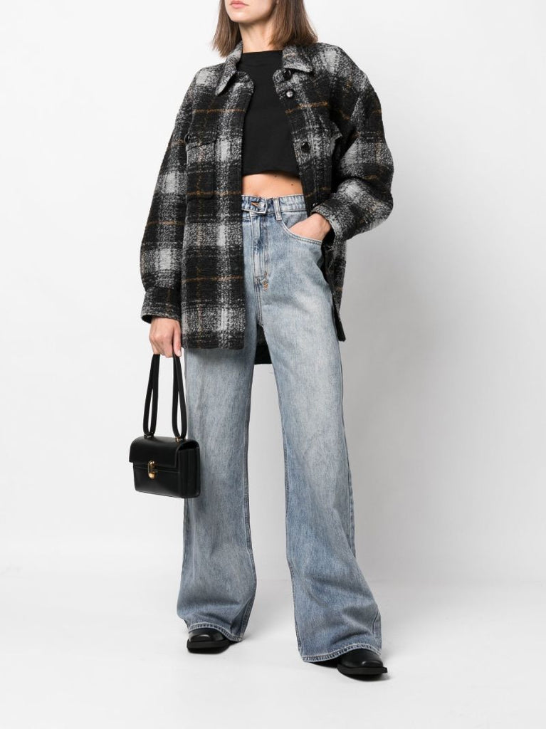 Black Harveli Checked Shirt