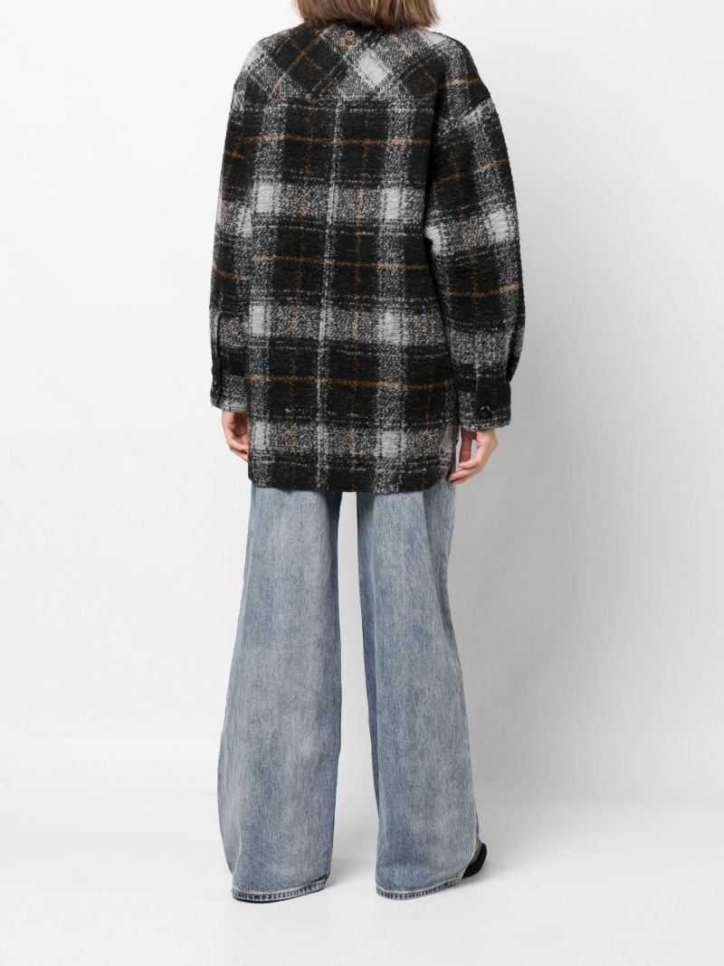 Black Harveli Checked Shirt
