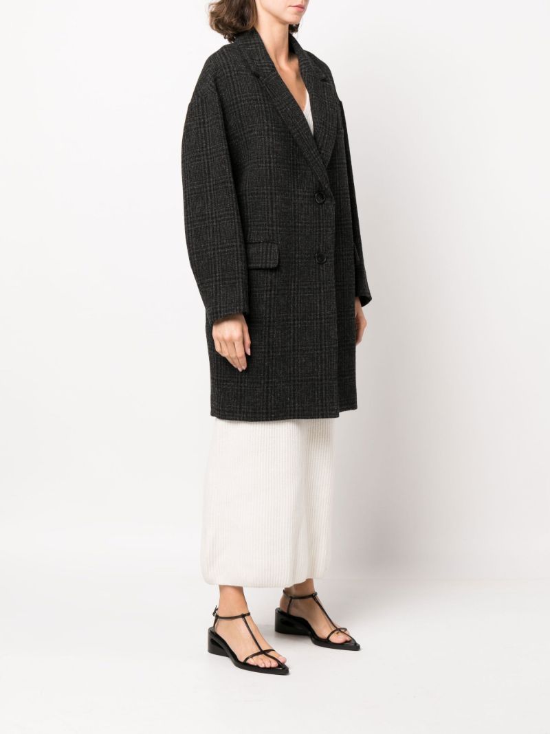 Black Limiza Single-breasted Wool Coat