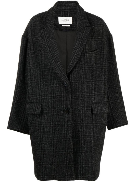 Black Limiza Single-breasted Wool Coat