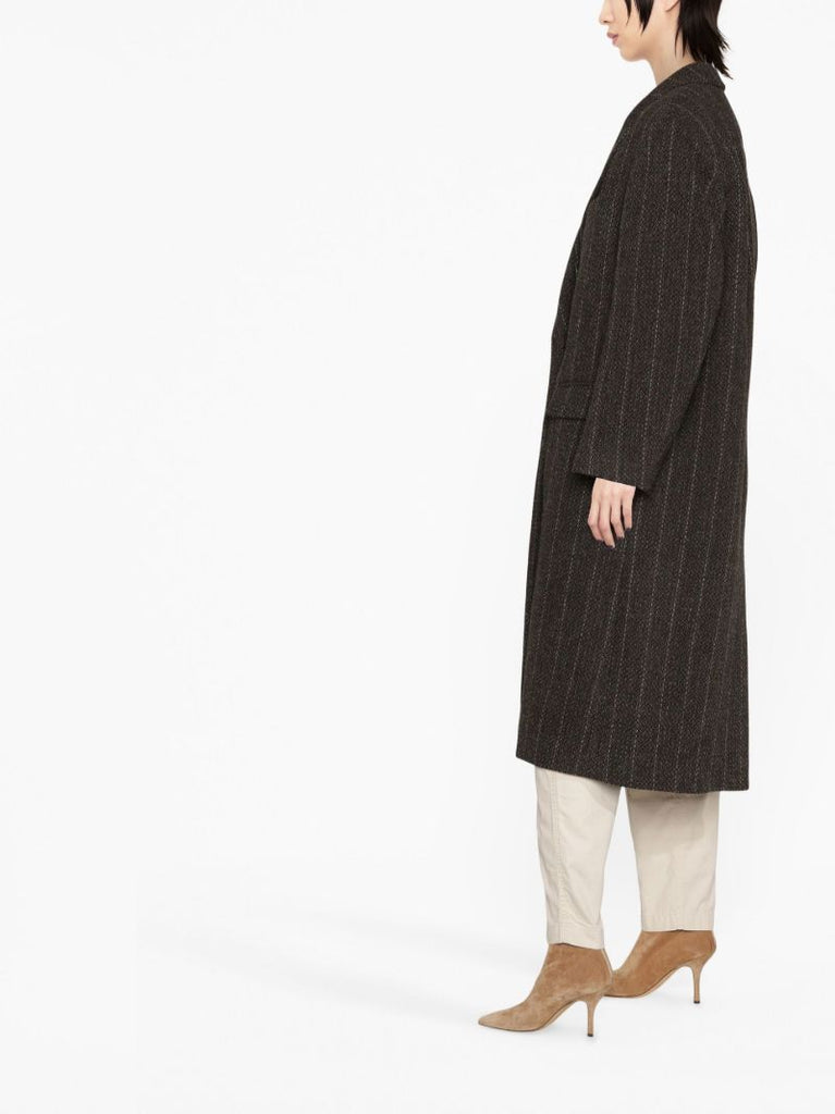 Brown Lojima Wool Coat