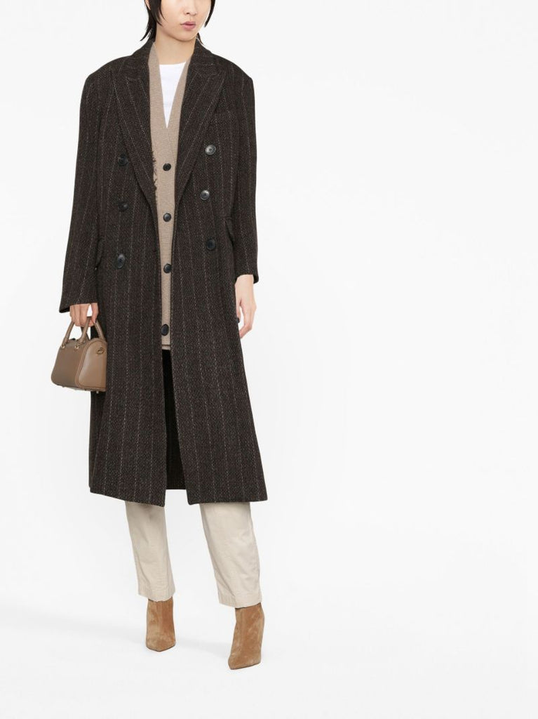 Brown Lojima Wool Coat
