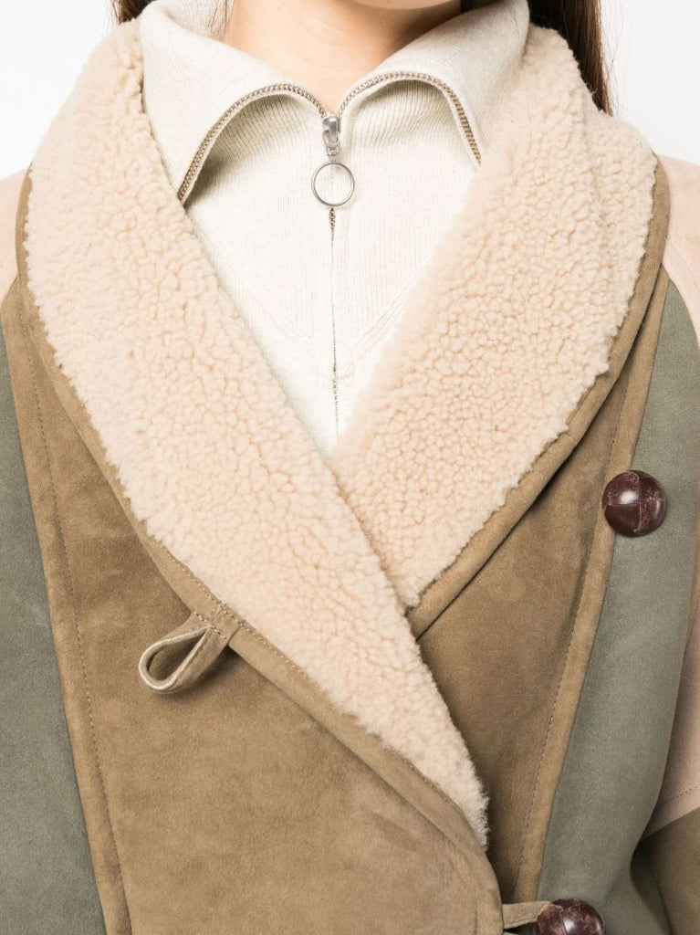 Green Abeni Shearling Jacket