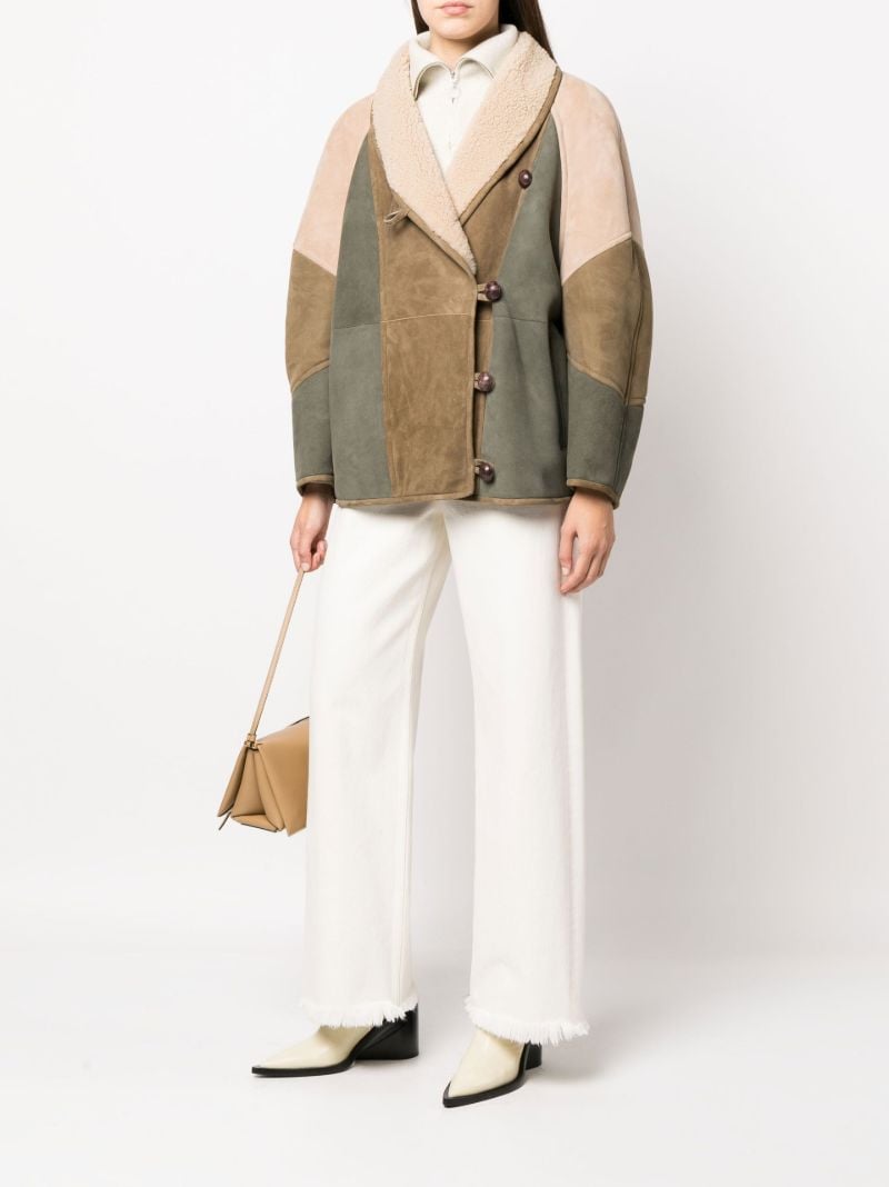Green Abeni Shearling Jacket