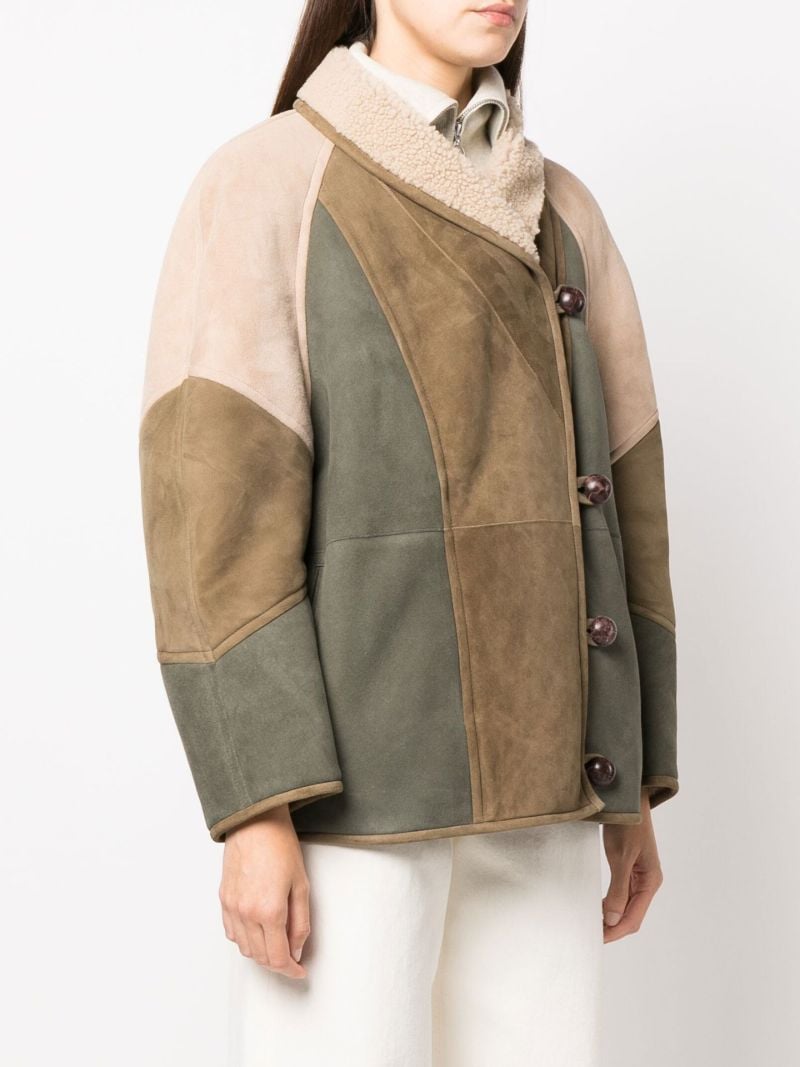 Green Abeni Shearling Jacket
