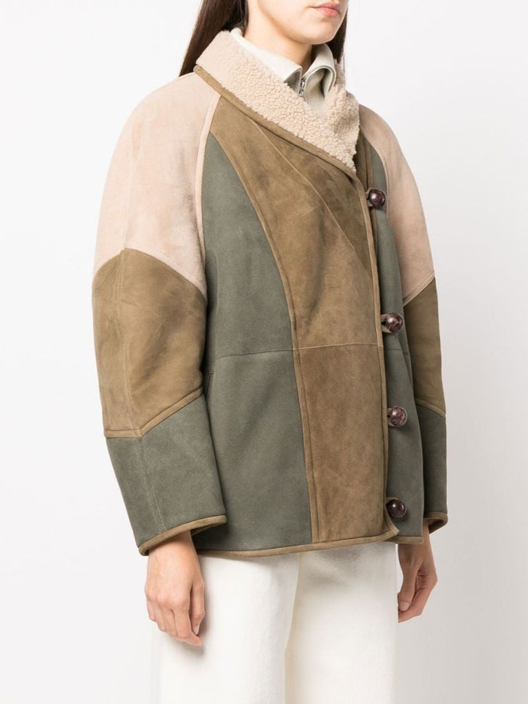 Green Abeni Shearling Jacket