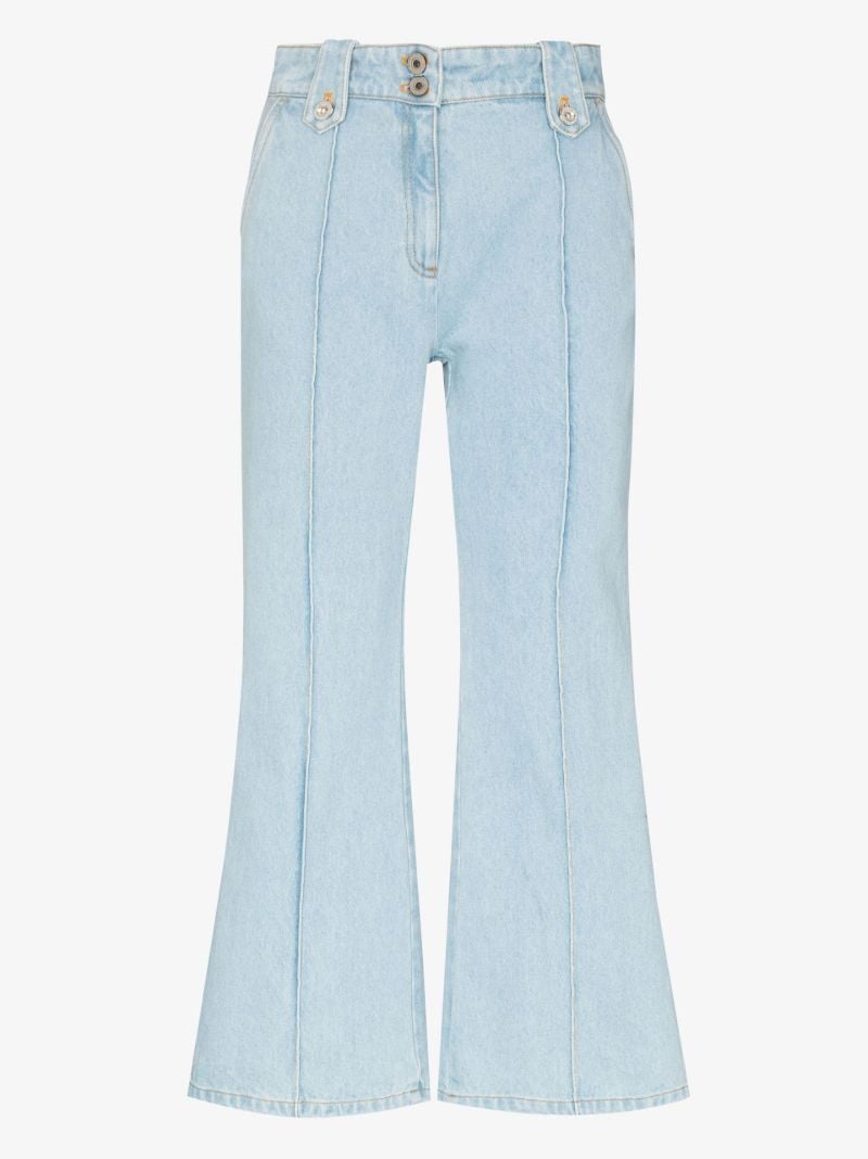 High Waist Cropped Jeans