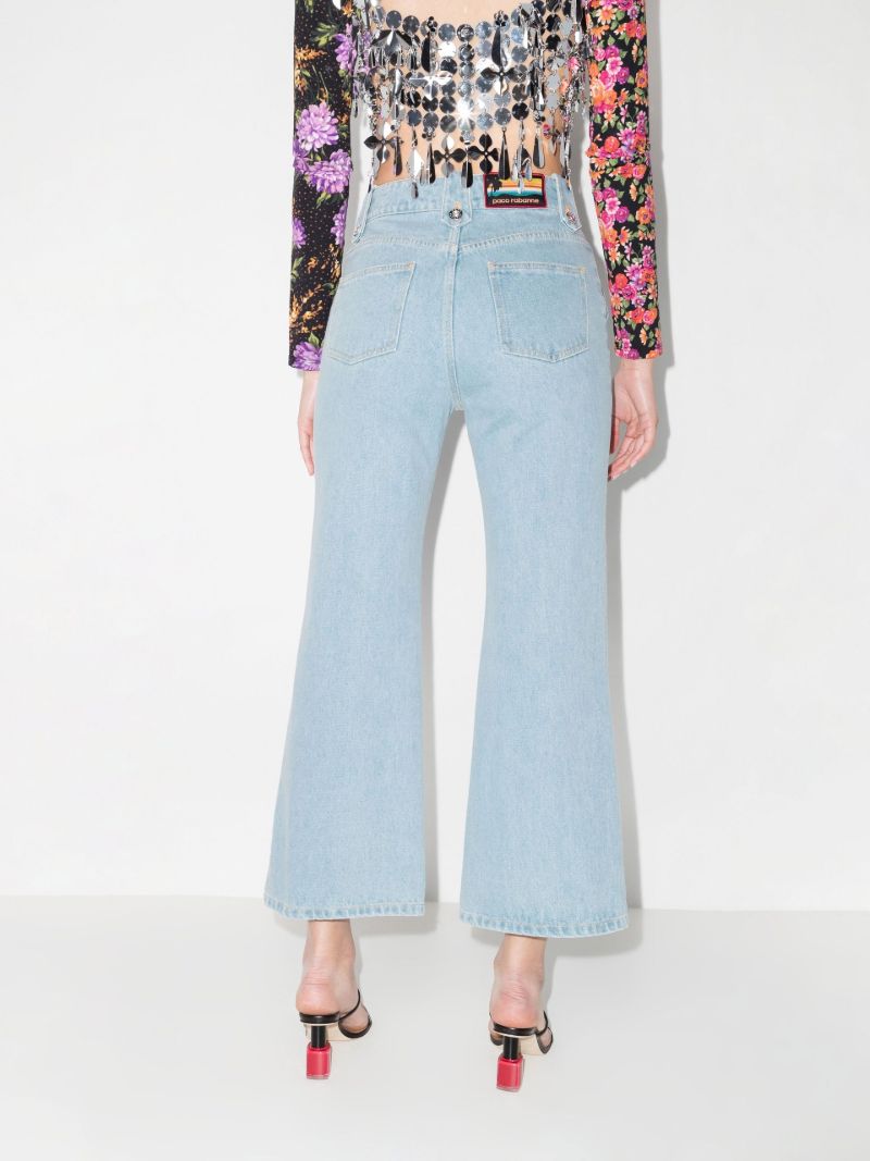 High Waist Cropped Jeans