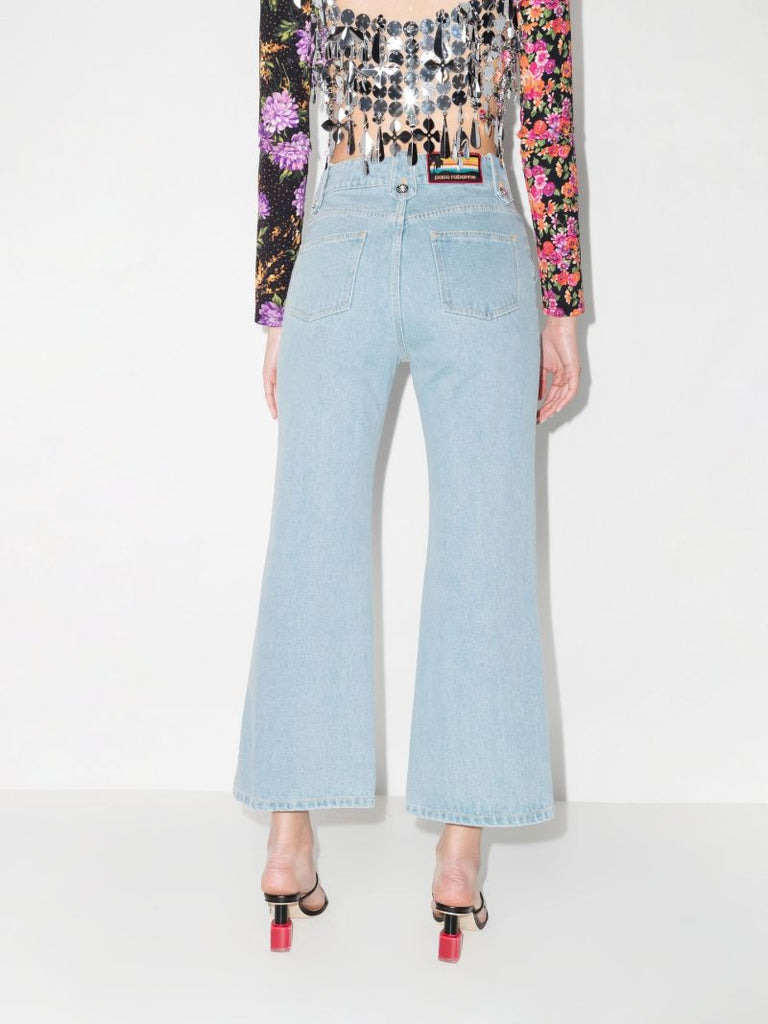 High Waist Cropped Jeans