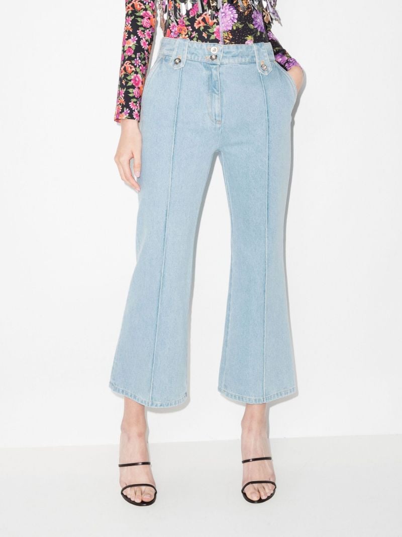 High Waist Cropped Jeans